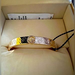 Fendi Gold Colored Bracelet